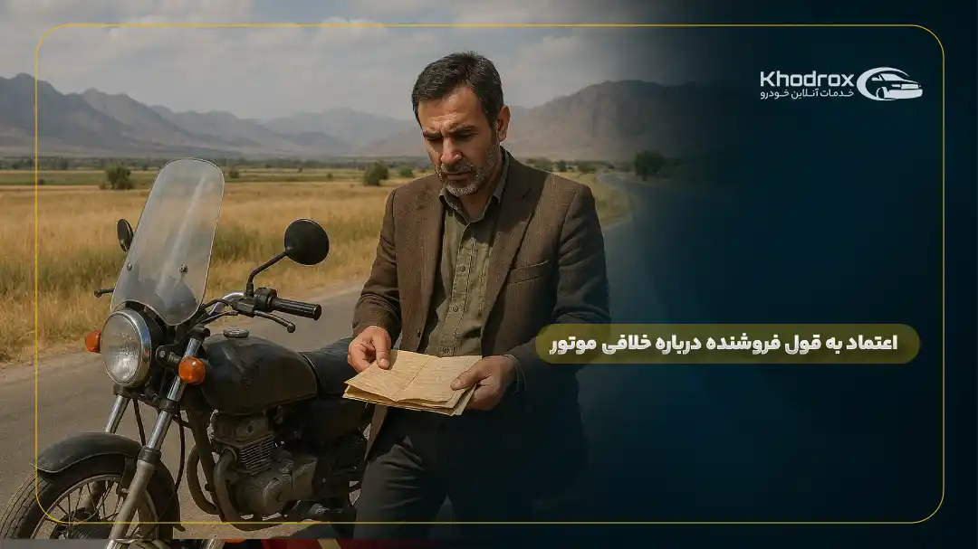 اعتماد به قول فروشنده برای پرداخت خلافی موتور