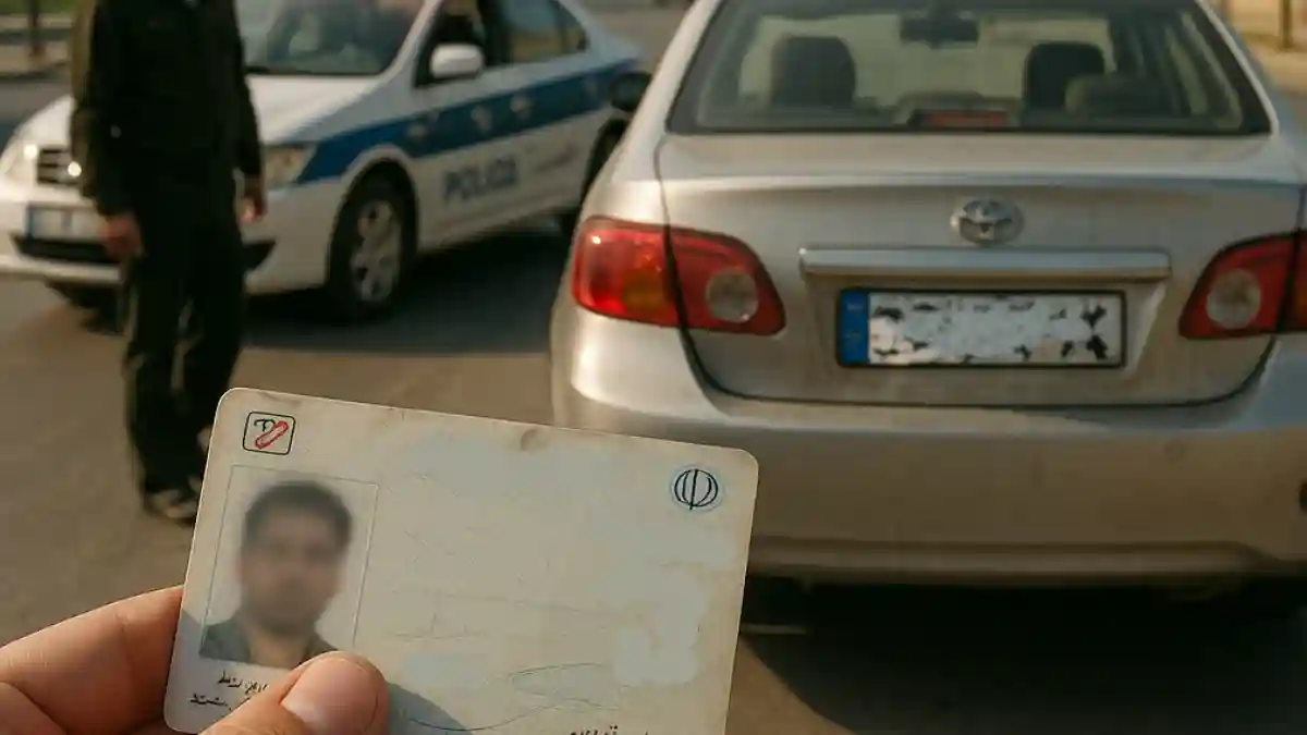 مخدوش بودن پلاک و ابطال گواهینامه