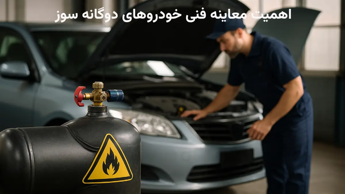 اهمیت معاینه فنی خودروهای دوگانه‌سوز