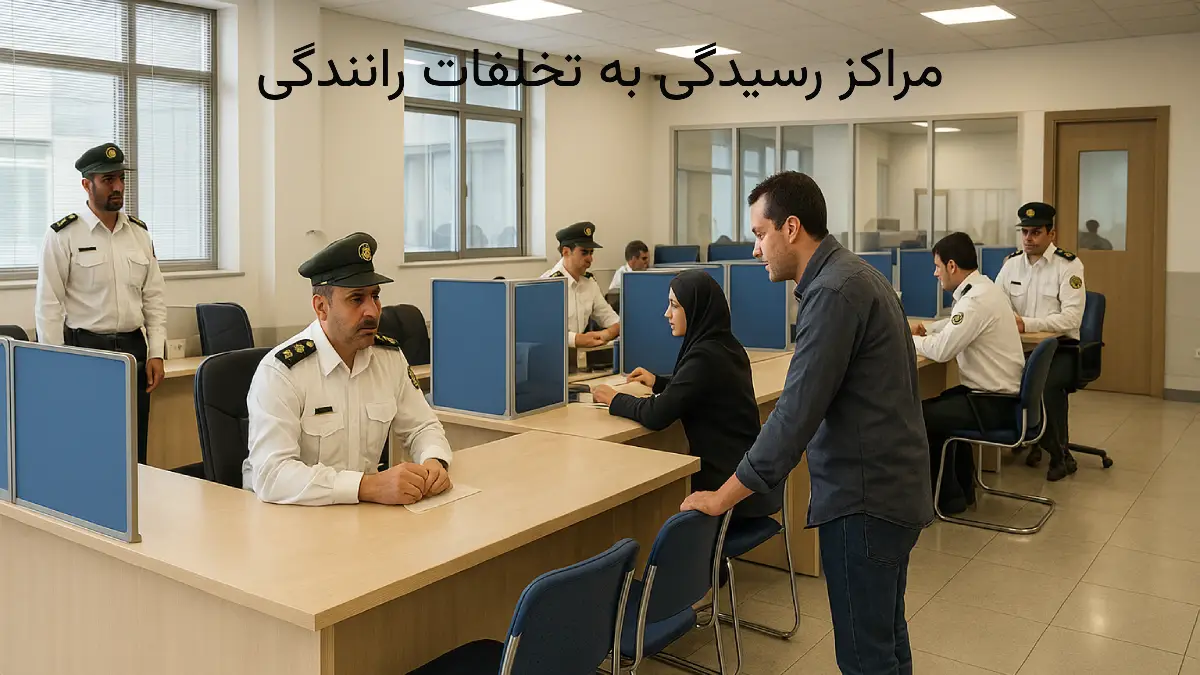 مراکز رسیدگی به اعتراض به خلافی خودرو